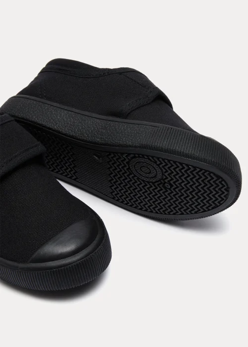 Kids Black School Plimsolls (Younger 7-Older 3) - Size 7 Infants Image 2