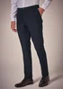 Taylor & Wright Panama Navy Slim Fit Suit Trousers - 30 Waist Regular Image 1