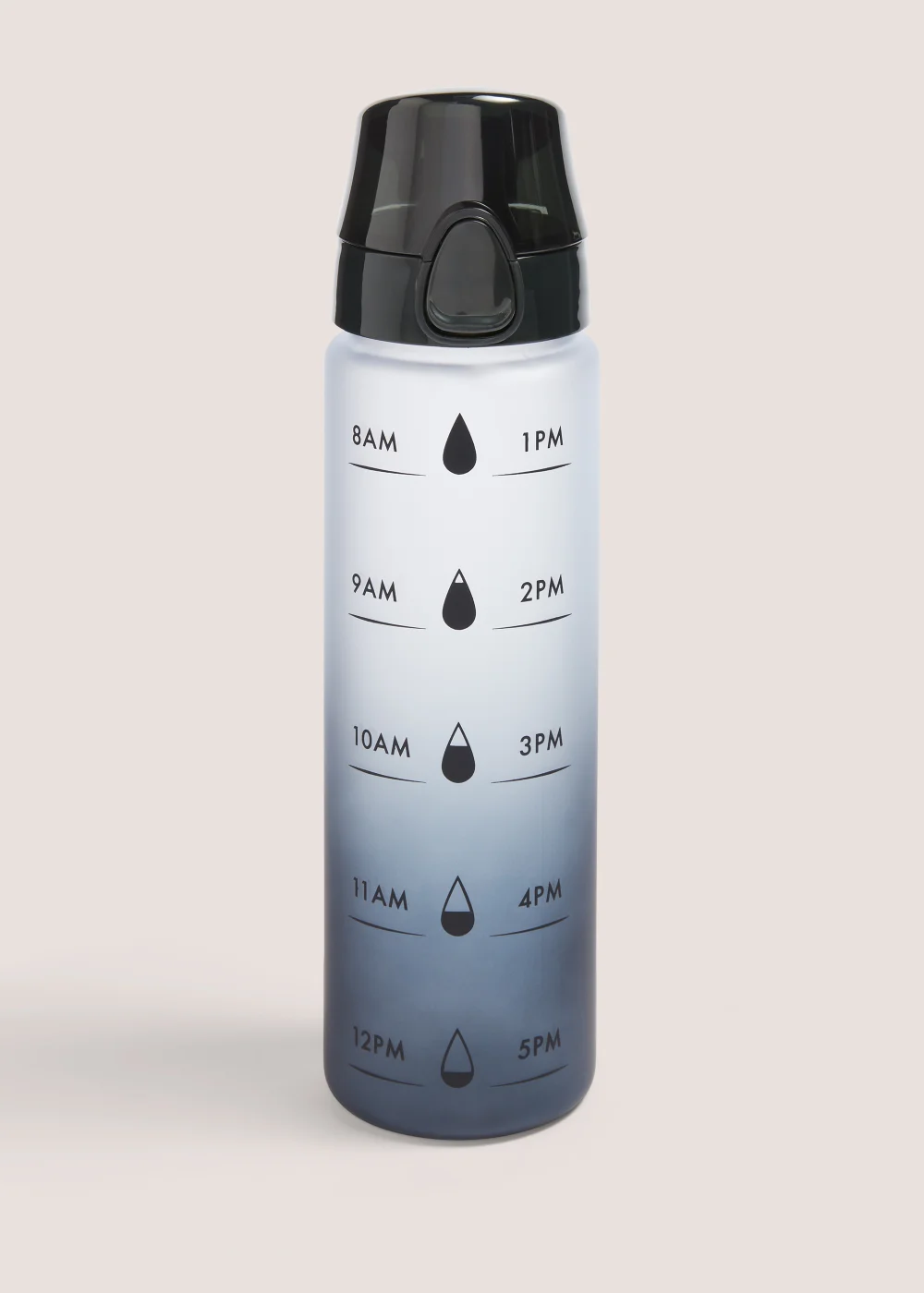 Black Ombre Tracker Water Bottle (700ml) Image 1