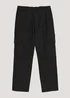 Boys Black Cargo School Trousers (3-13yrs) - Age 4 Years Image 1
