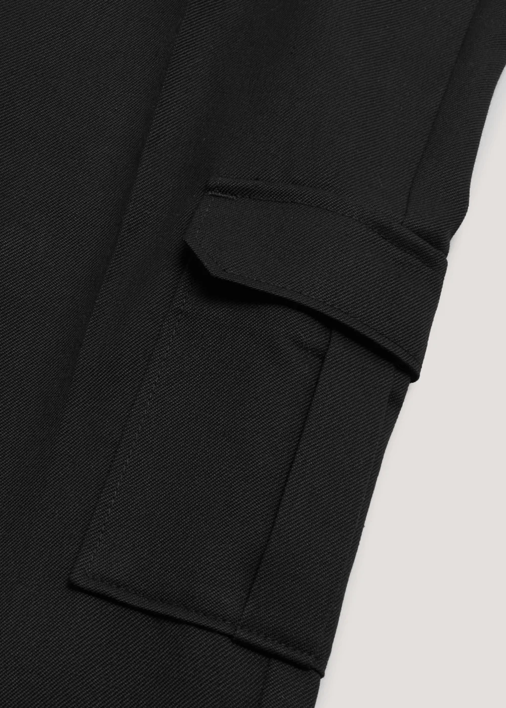 Boys Black Cargo School Trousers (3-13yrs) - Age 4 Years Image 2