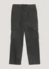 Boys Grey Cargo School Trousers (3-13yrs) - Age 3 Years Image 1