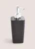 Black Ceramic Soap Dispenser Image 1