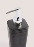 Black Ceramic Soap Dispenser Image 2