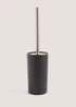 Black Ceramic Toilet Brush (20cm x 10cm x 58cm) Image 1