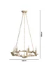 Inlight Antler Cartwheel 5L Chandelier (80cm x 62cm) - One Size Image 6