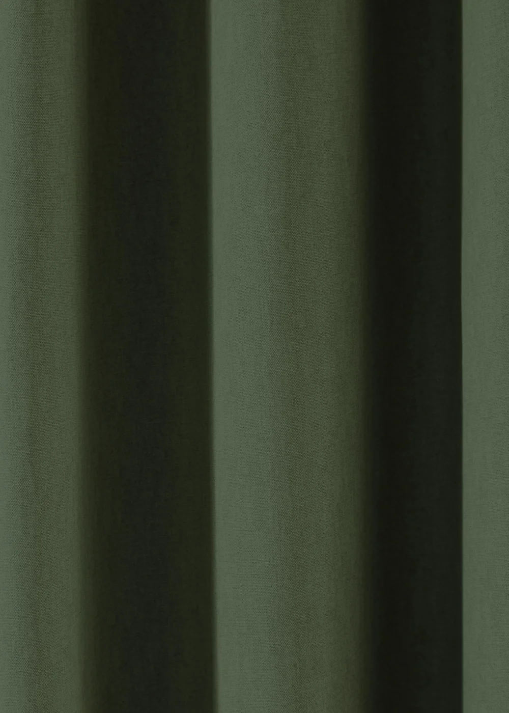 Fusion Sorbonne Bottle Green Eyelet Curtains - 46W X 54D (116x137cm) Image 3