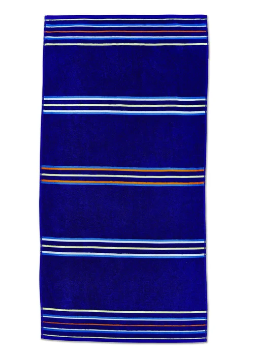 Catherine Lansfield Rainbow Cotton Beach Towel Pair - 75 X 150 Image 3