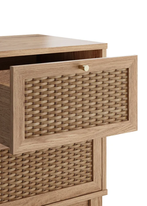 LPD Furniture Bordeaux Bedside Cabinet (587x355x400mm) - No Size Image 4