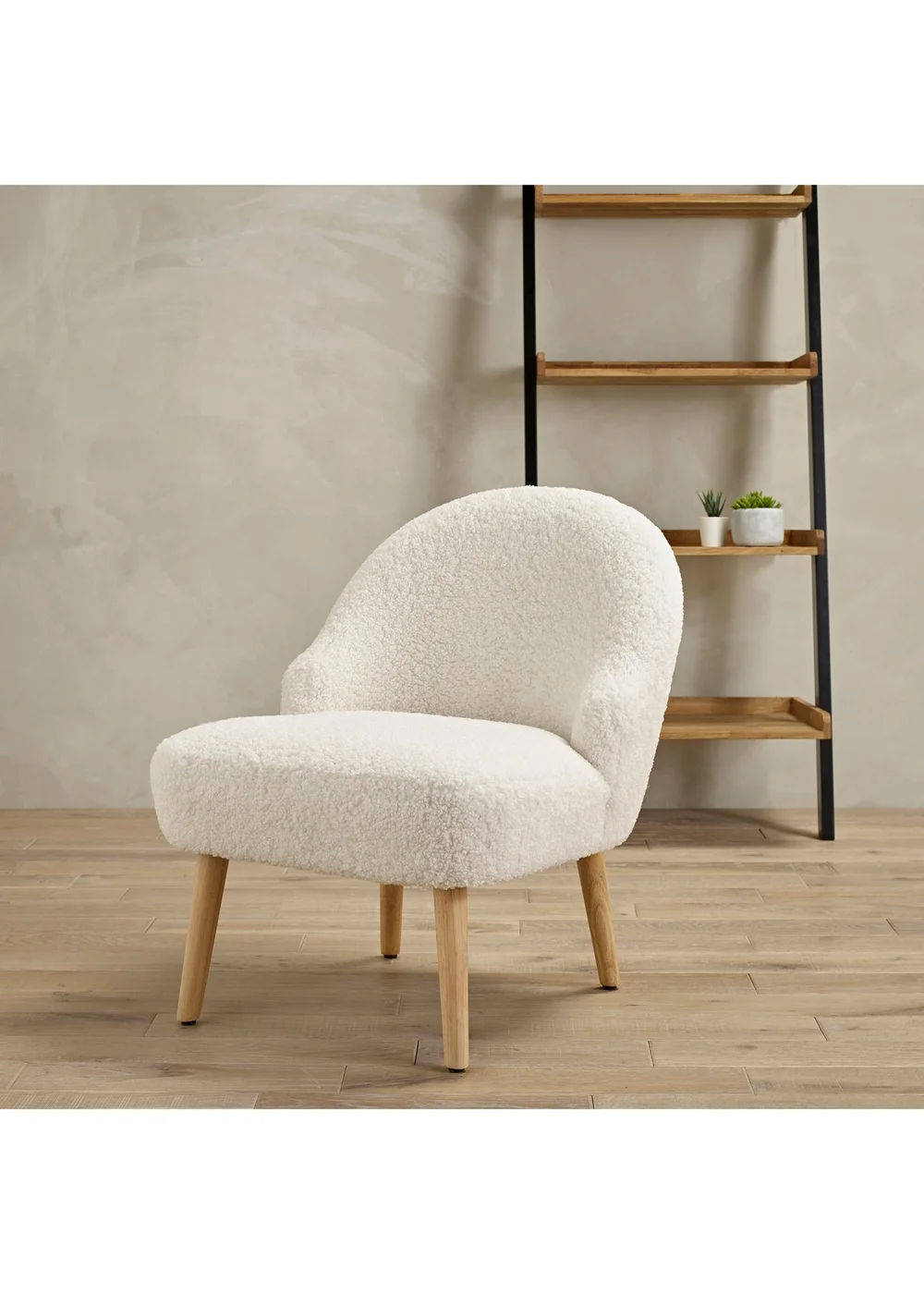 LPD Furniture Ted Chair White (680x630x570mm) - No Size Image 1