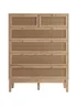 LPD Furniture Bordeaux 6 Drawer Chest (1090x390x850mm) - No Size Image 2
