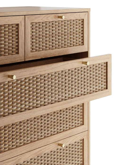 LPD Furniture Bordeaux 6 Drawer Chest (1090x390x850mm) - No Size Image 4