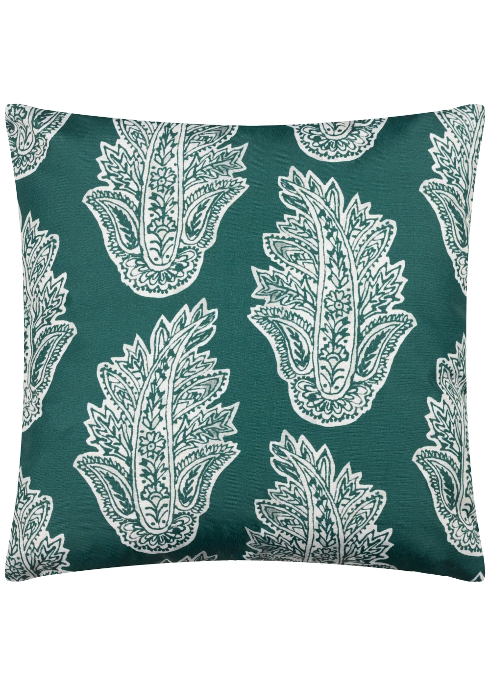 Paoletti Kalindi Paisley Outdoor Filled Cushion (43cm x 43cm x 8cm) - One Size Image 1