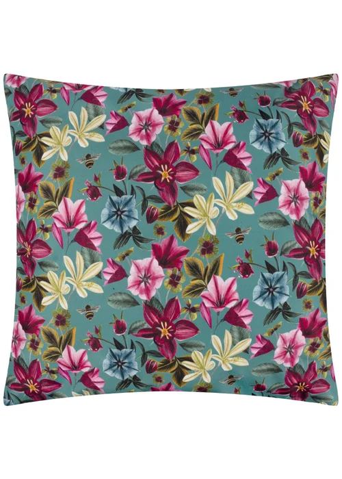 Wylder Nature Midnight Garden Bee Outdoor Filled Cushion (43cm x 43cm x 8cm) - One Size Image 3