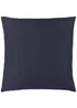 furn. Plain Reversible Outdoor Filled Cushion (55cm x 55cm x 8cm) Navy - One Size Image 1