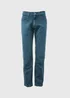 Lee Mid Wash Straight Fit Jeans - 30 Waist Regular Image 5