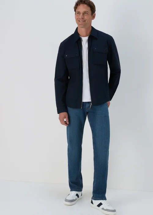 Lee Mid Wash Straight Fit Jeans - 30 Waist Regular Image 4