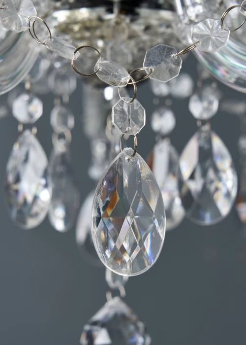 Inlight Charlotte Chrome 5LT Ceiling Fitting (145cm x 45cm x 45cm) - One Size Image 3