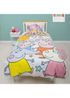 Peppa Pig Playful Panel Duvet Set - Single Image 1
