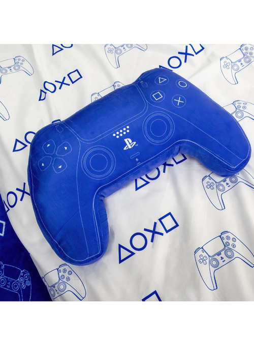 Playstation Handset Shaped Cushion (40cm x 25cm) - One Size Image 2