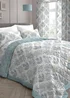 Dreams & Drapes Emily Reversible Blue Bedspread - 230 x 195cm Image 1