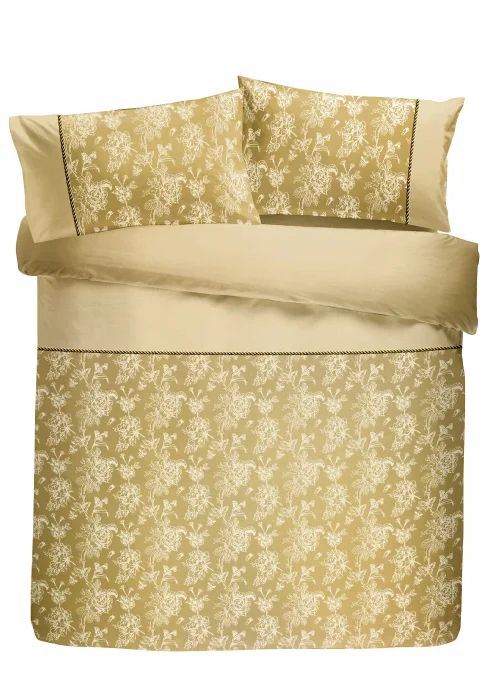 Dreams & Drapes Jasmine Cream Duvet Cover Set - Single Image 3
