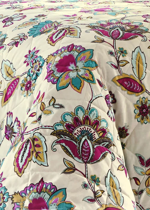 Dreams & Drapes Marinelli Blue Bedspread - 229 x 195cm Image 3