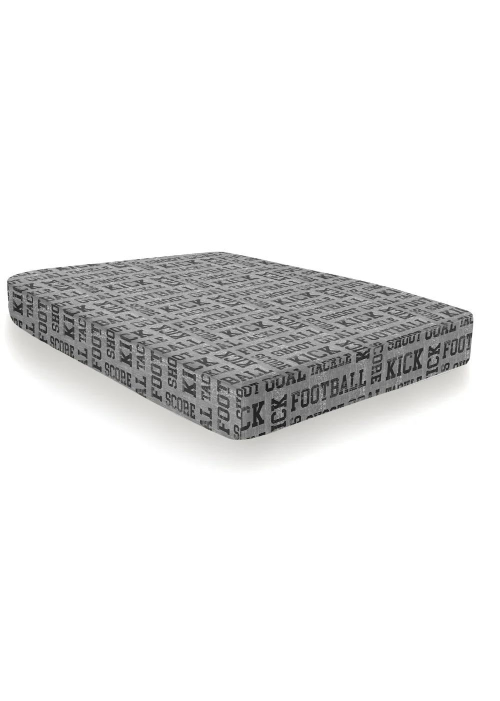 Bedlam Football Grey Fitted Sheet - Single Image 1