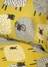 Fusion Dotty Sheep Yellow Duvet Cover Set - Single Image 3
