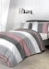 Fusion Betley Pink Duvet Cover Set - Single Image 1