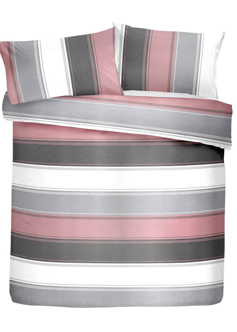 Fusion Betley Pink Duvet Cover Set - Single Image 2