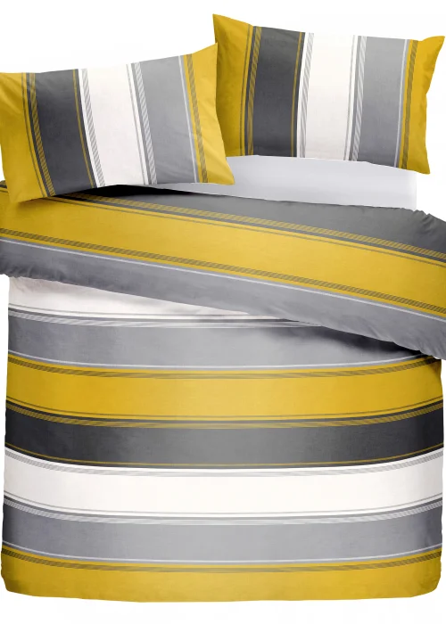Fusion Betley Yellow Duvet Cover Set - Single Image 3