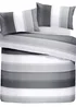Fusion Betley Grey Duvet Cover Set - Single Image 3
