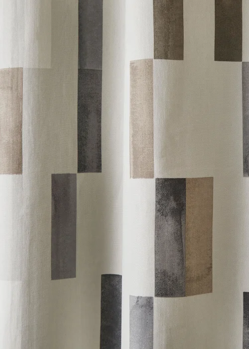 Fusion Oakland Natural Eyelet Curtains - 46W X 54D (116x137cm) Image 4