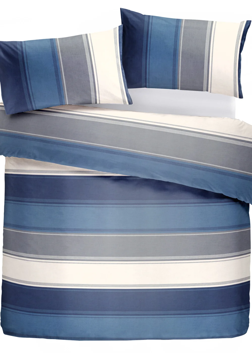 Fusion Betley Blue Duvet Cover Set - Single Image 2
