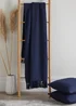 Drift Home Hayden Navy Throw - 200 x 200cm Image 1