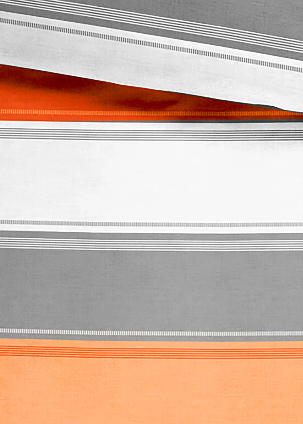 Fusion Betley Orange Duvet Cover Set - Single Image 2