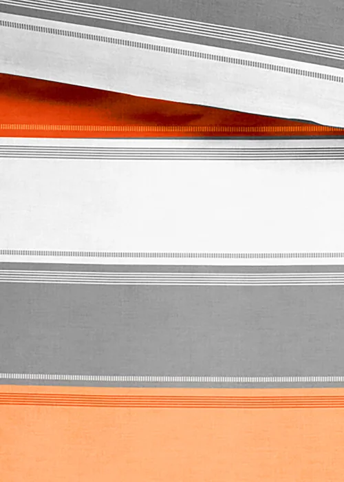 Fusion Betley Orange Duvet Cover Set - Single Image 2