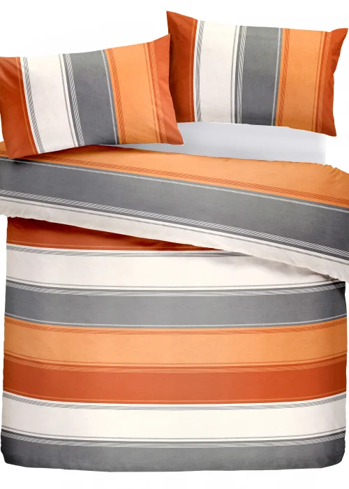 Fusion Betley Orange Duvet Cover Set - Single Image 3