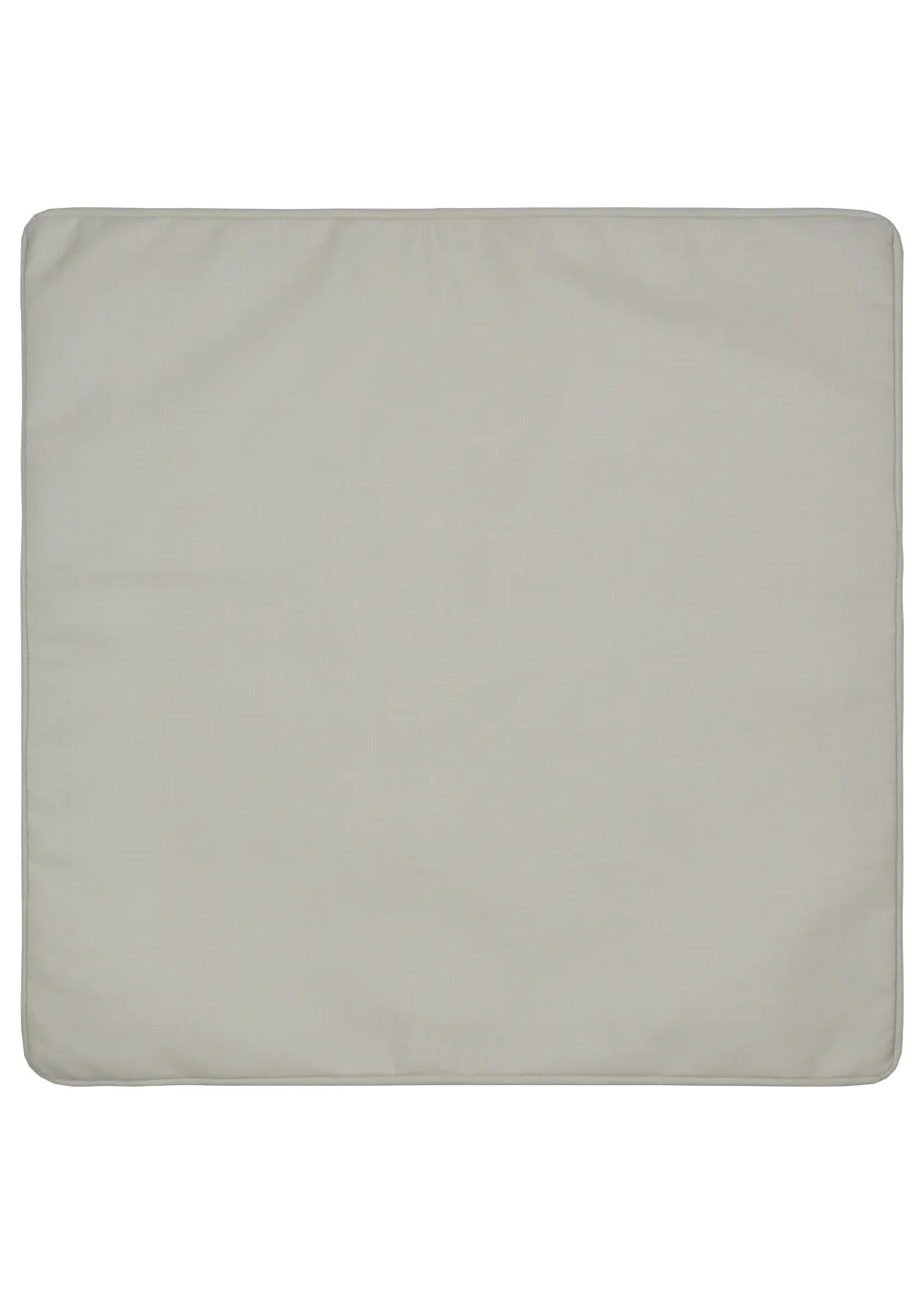 Fusion Plain Dye Filled Natural Outdoor Cushion - 43W X 43D Image 2