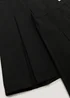 2 Pack Girls Black School Long Length Box Pleated Skirts (6-16yrs) - Age 6 Years Image 2
