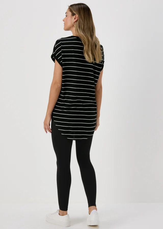 2 Pack Black Cotton Leggings