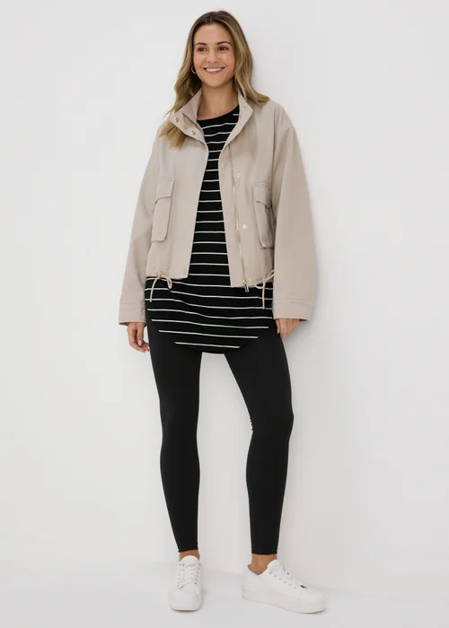 2 Pack Black Cotton Leggings - Size 8 Image 4