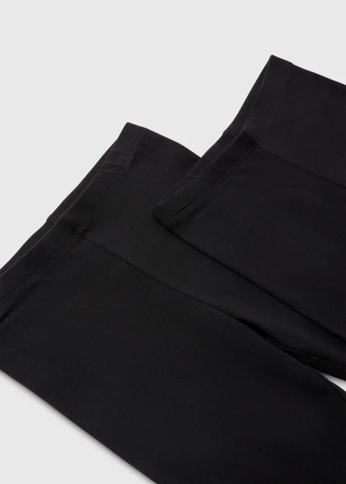 2 Pack Black Leggings (7-15yrs) - Age 7 Years Image 2