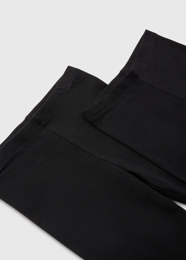 2 Pack Black Leggings (7-15yrs)