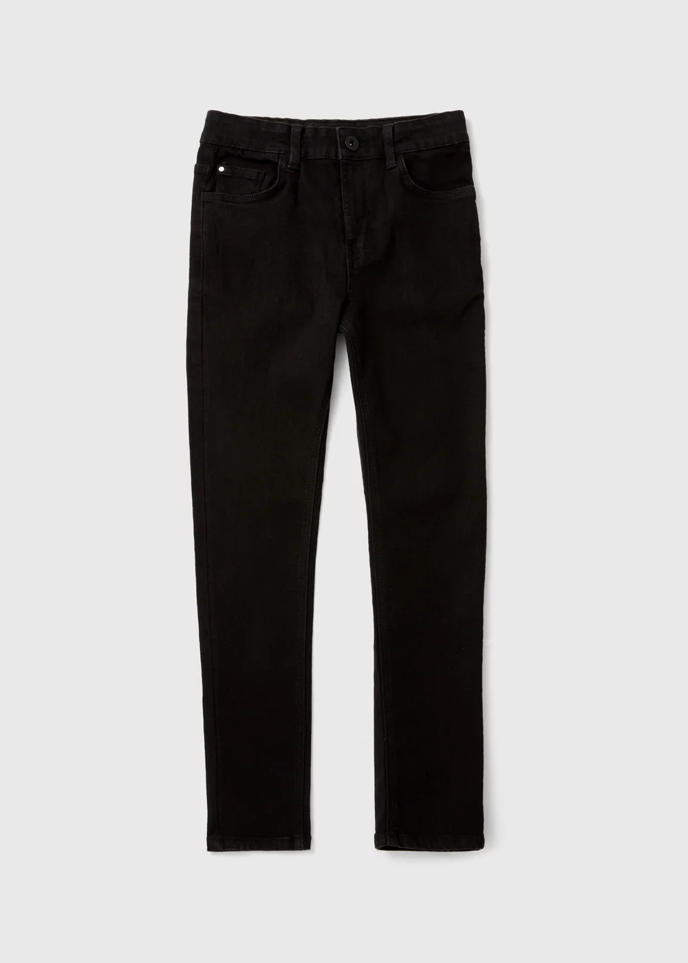 Boys Black Skinny Jeans (7-16yrs) - Age 7 Years Image 1
