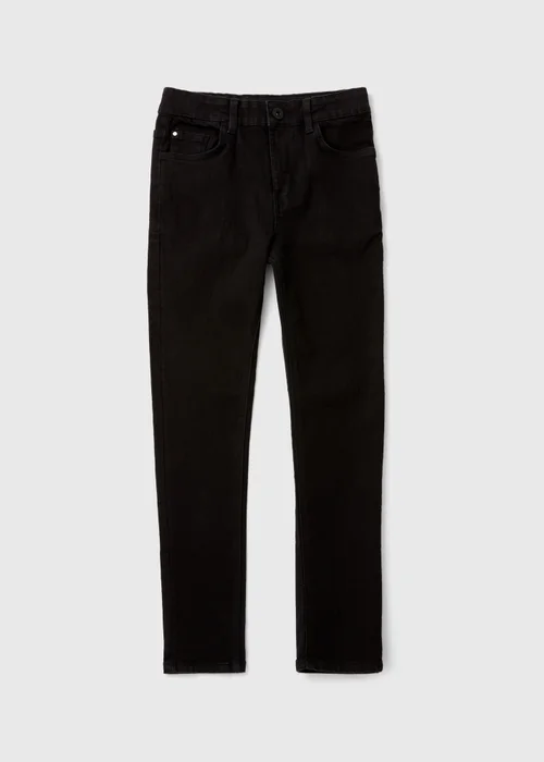 Boys Black Skinny Jeans (7-16yrs) - Age 7 Years Image 1