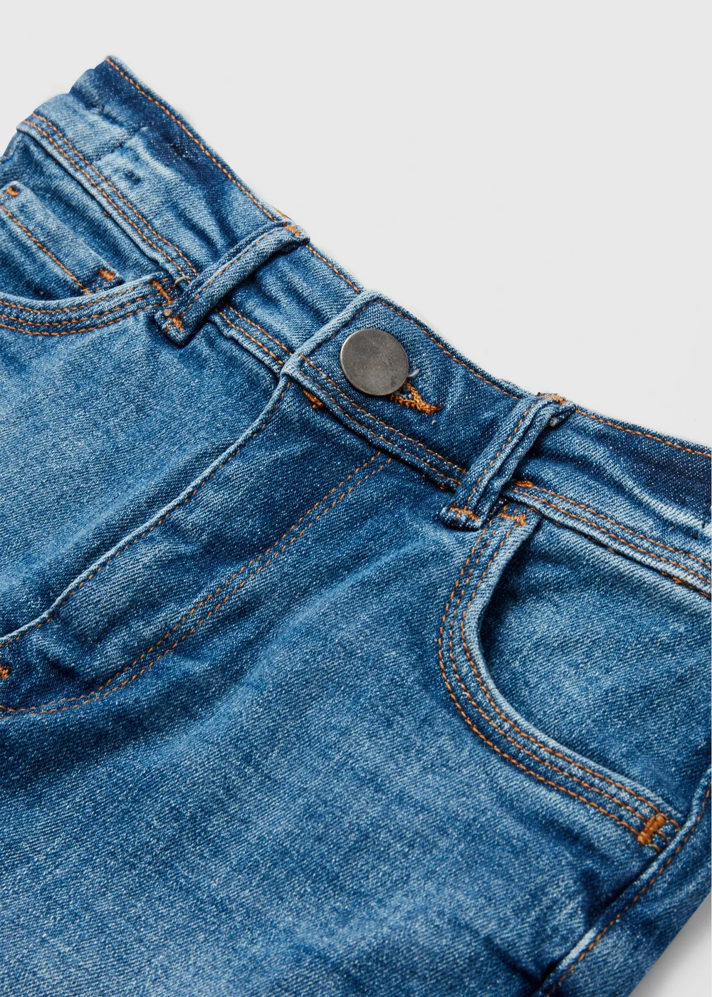 Boys Light Wash Skinny Jeans (7-16yrs) - Age 7 Years Image 2