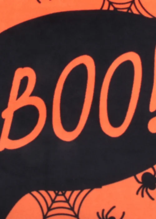 Bedlam Orange Halloween Boo Filled Cushion - 43W X 43D Image 3