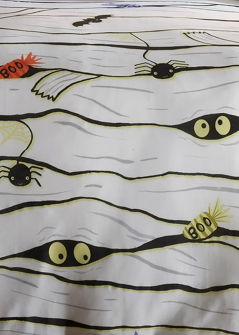 Bedlam Halloween Mummy Duvet Cover Set - Single Image 5